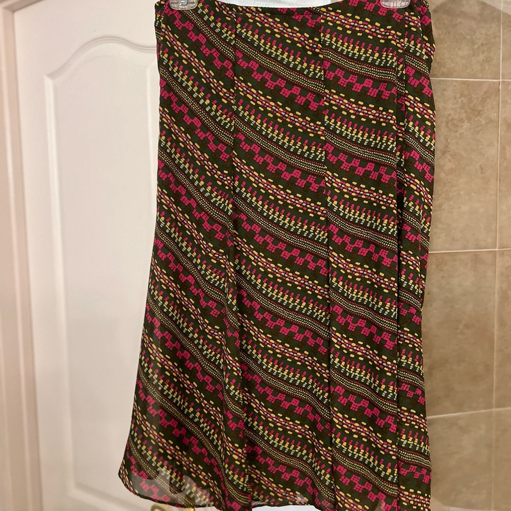 Colorful Patterned Women's Skirt